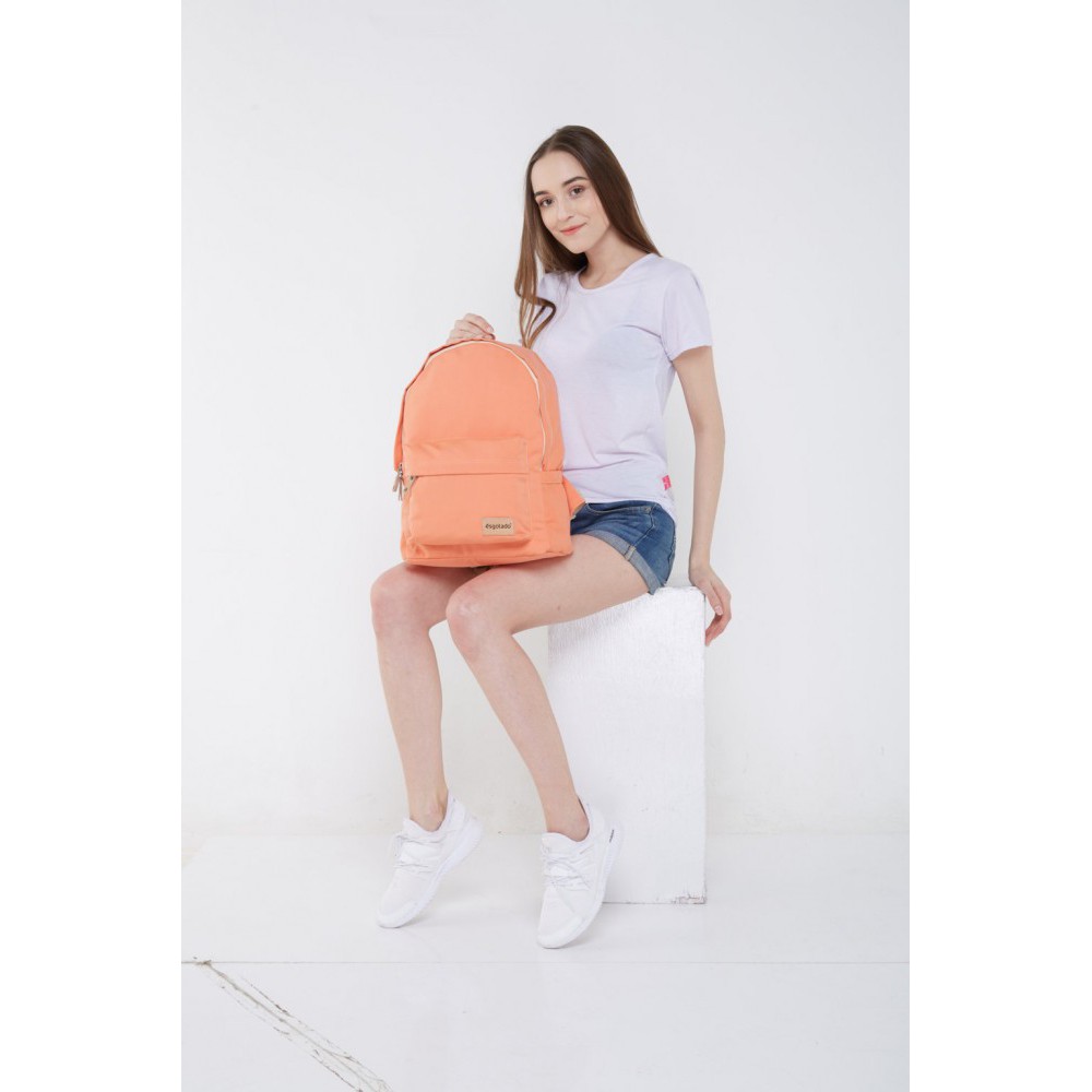 Limito Mochilo Onzo Peach | Tas Ransel Mini Polos Kecil Simpel Wanita Backpack | FORIND x Esgotado