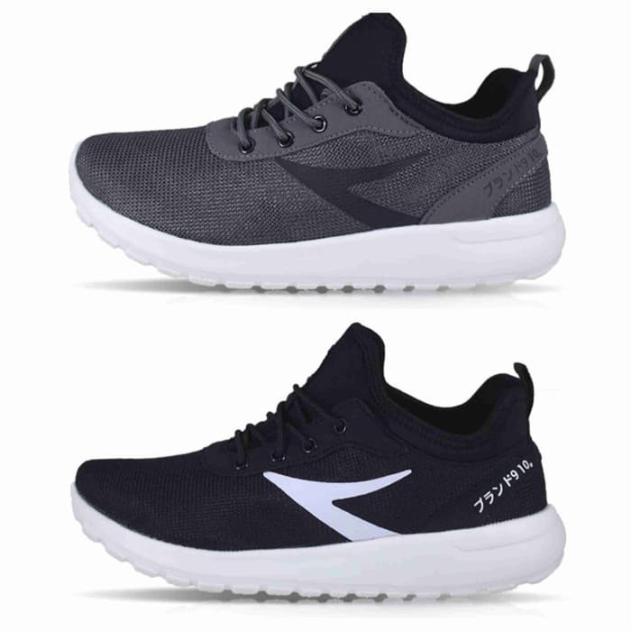 promo juara  Sepatu Kets Sneaker Casual Running Performance Pria 910 Nineten Yasei - Hitam, 39