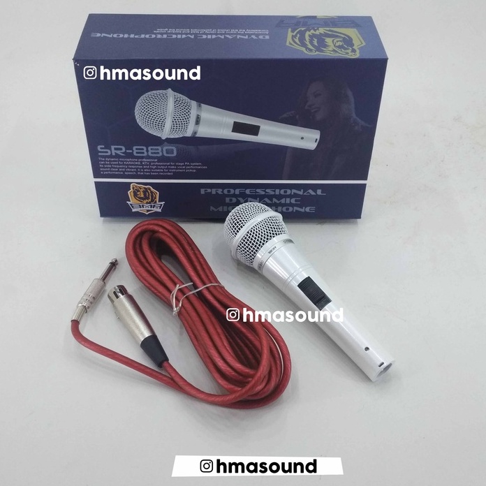 Mic Microphone Kabel BMA SR-880