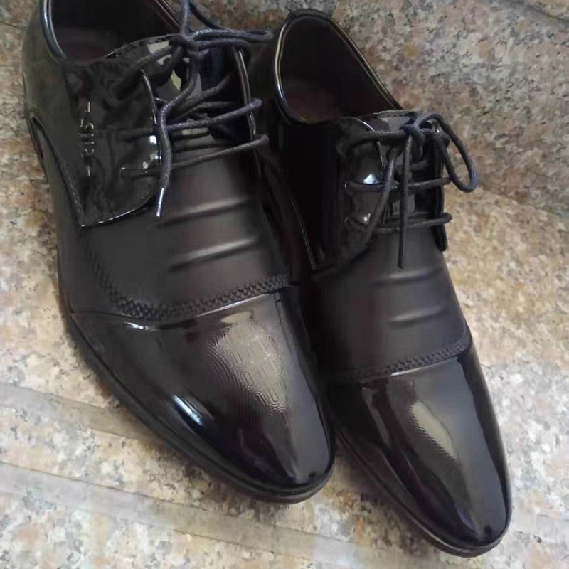 COD Ready Stock Sepatu Pantofel Pria Hitam Pantofel Tali Sepatu Formal PDH Fantofel Oxfords Sepatu Kerja Kantor 069