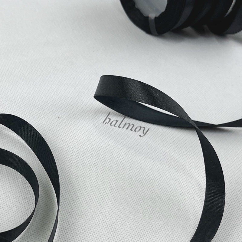 

PITA SATIN KAIN 1/2 INCI 12 MM WARNA HITAM #039
