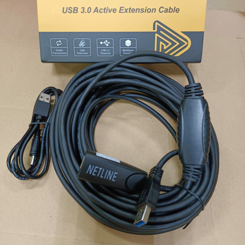 Netline Kabel USB 3.0 Extension 15meter Aktif