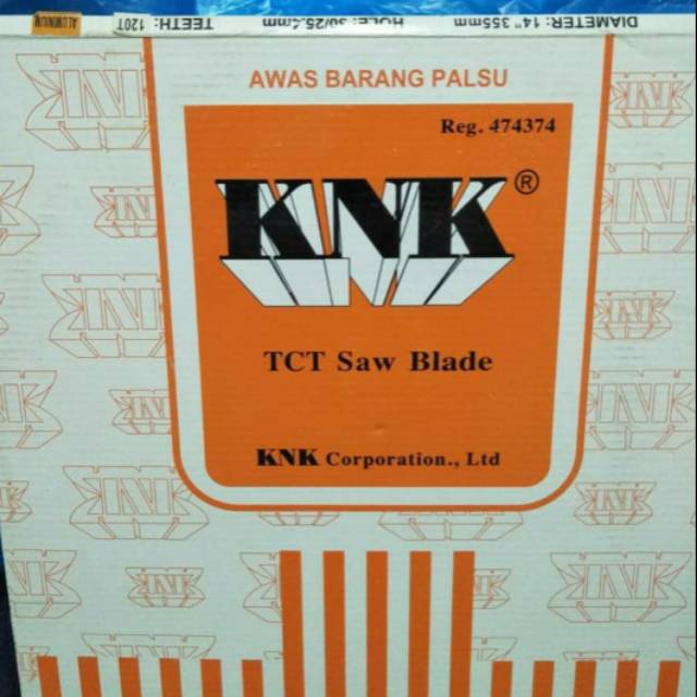 mata gergaji-gergaji bulat KNK 14" x 120 T