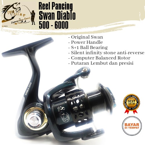 Reel Pancing Swan Diablo 500-6000 (8+1Bearing) Power Handle