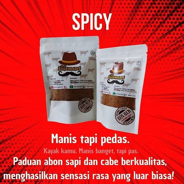 

Abon Sapi Spicy / Abon Sapi Pedas / Abon Sapi Legendaris / Abon Sapi Asli