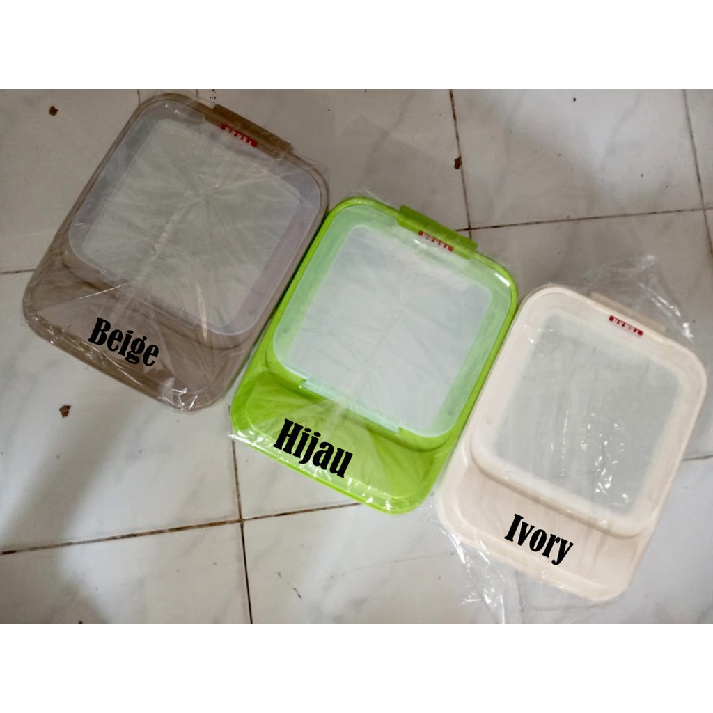 Rice Box 10 Kg/Tempat Beras Asvita 10 Kg/Wadah Beras Free Gelas Takar