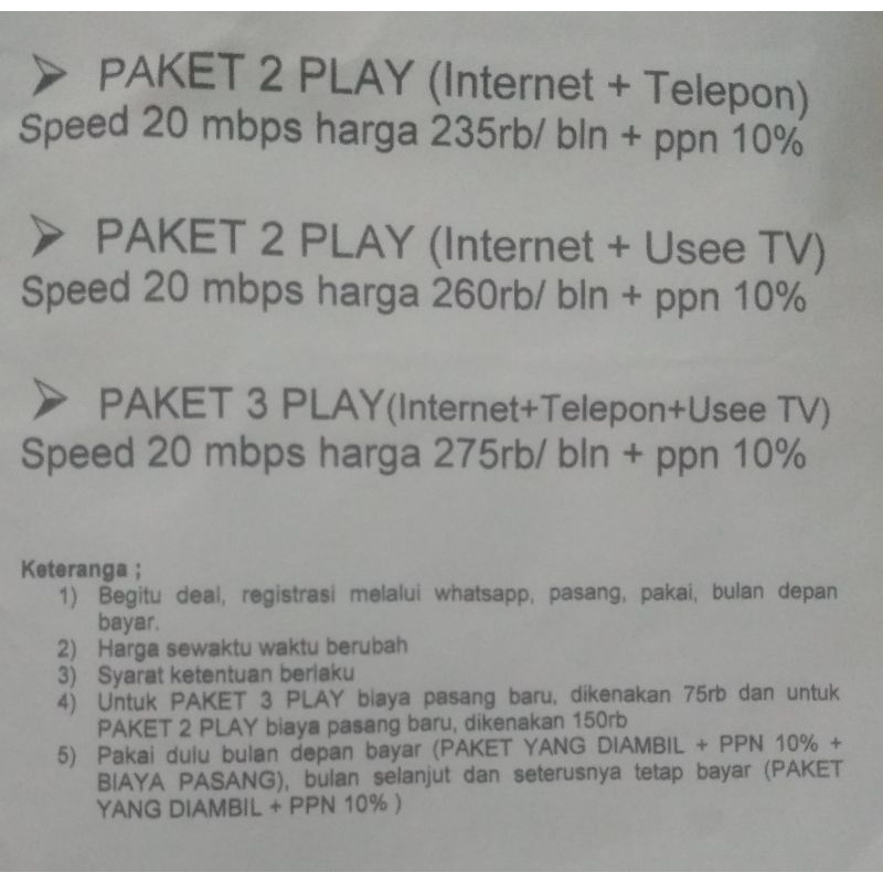 Harga Wifi Indihome Terbaik Komponen Network Komputer Aksesoris Juli 2021 Shopee Indonesia