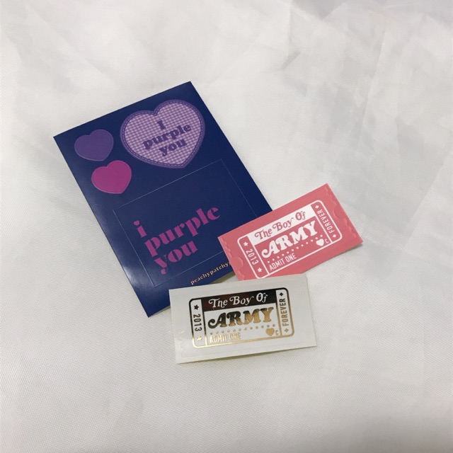 BTS ARMY STICKER SET