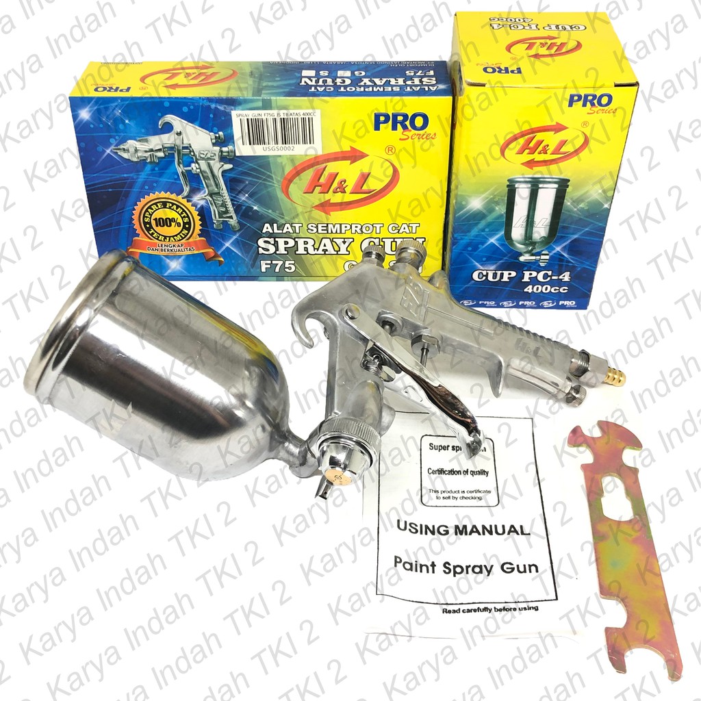 Jual Spray Gun F H L F G Tabung Atas Alat Semprot Cat Shopee Indonesia