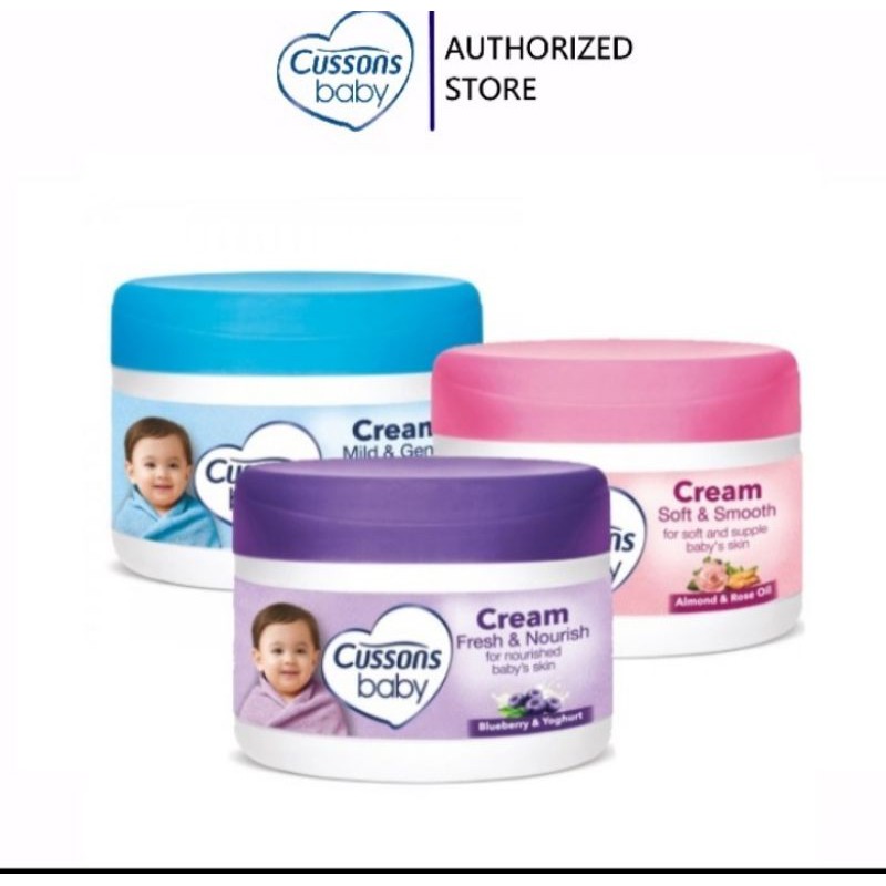 cussons baby cream 50 gr hijau biru pink ungu krim bayi