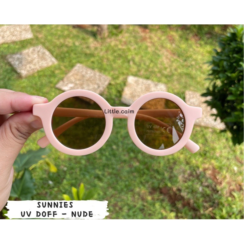 sunnies uv doff glasses | sunnies bear | kacamata anak-UV Doff - peach
