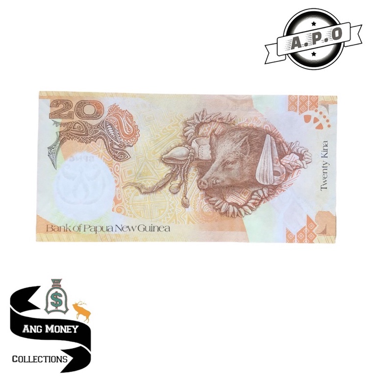 UANG KERTAS 20 KINA PAPUA NUGINI