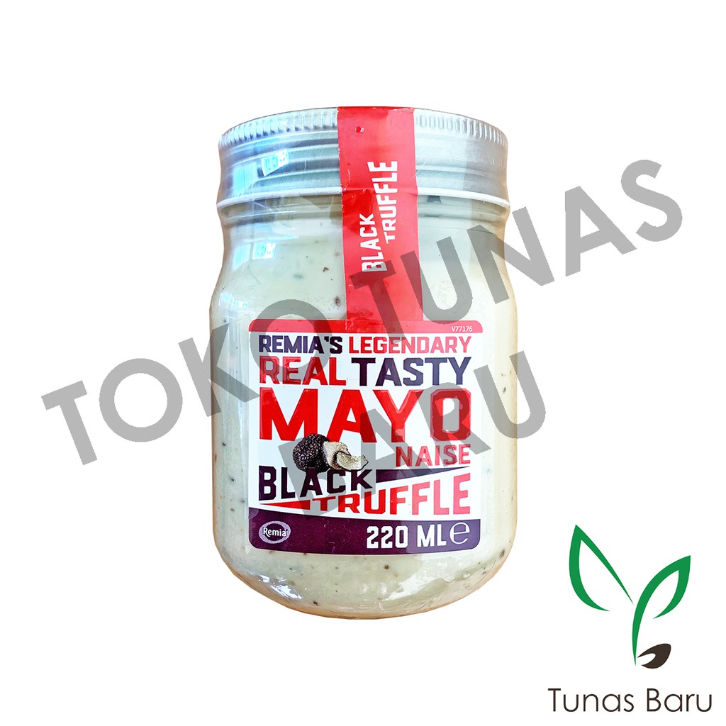

Remia Mayonnaise with Black Truffle (Saus Mayonaise dengan Jamur Truffle Hitam)