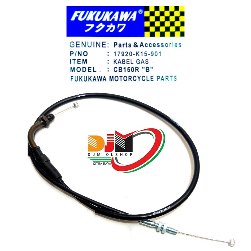 Kabel Gas Fukukawa Honda Sport Tiger, Verza, Megapro New, Cb 150R, GL-100 DLL