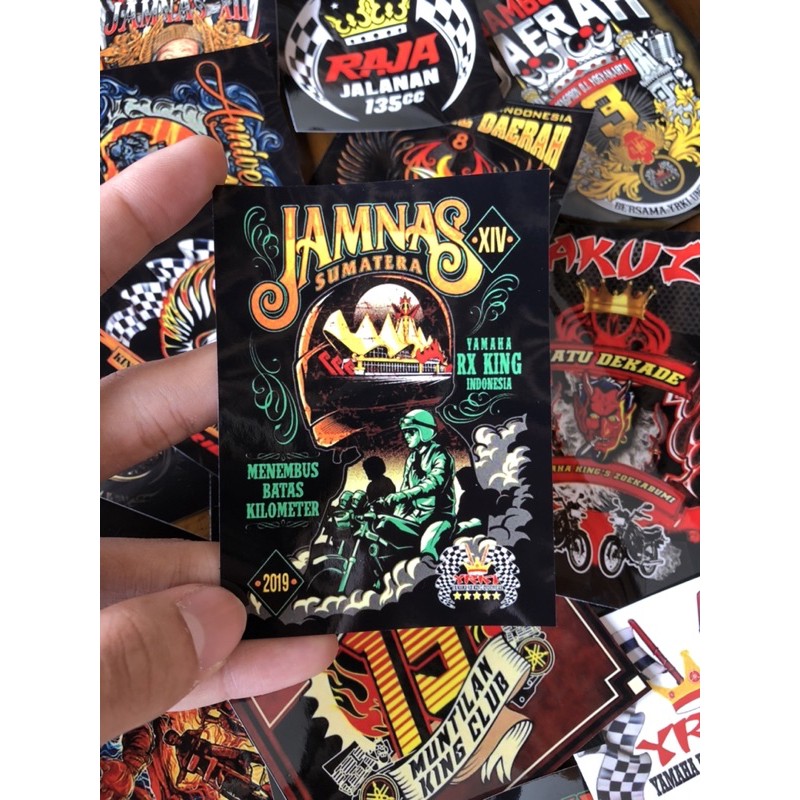 sticker touring RX King variasi stiker