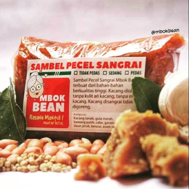 

SAMBEL PECEL SANGRAI MBOK BEAN (pedas)