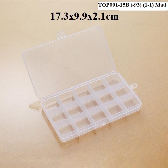 Kotak Perkakas Sekat/ Organizer Box/Kotak Serbaguna Sekat 15, 18, 24, 36 Harga/Pc
