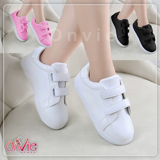 Onvie Sepatu  Kets Anak  Sekolah Polos VIE01 Sepatu  