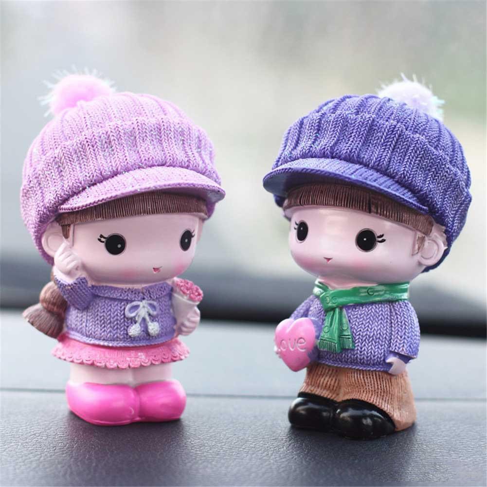 Dekorasi Mobil Ornament Cute Small 1 PCS - Wool Doll - YMG - Mix Color