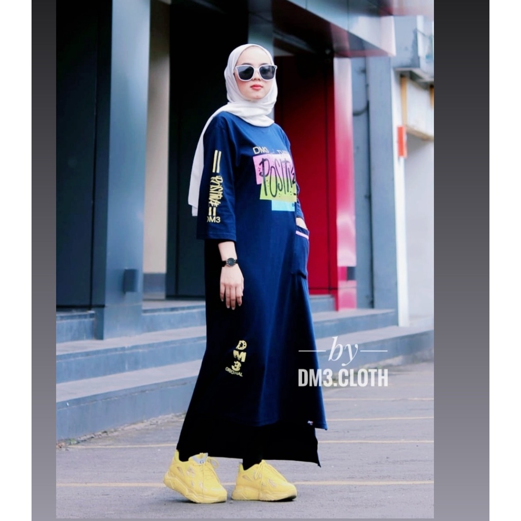Gamis Zolaqu Terbaru Baju Lebaran midi dress Wanita Jumbo ZOLAQU Original / KAOS MAXI DRESS GAMIS WANITA KATUN COMBED 20s KAOS PREMIUM