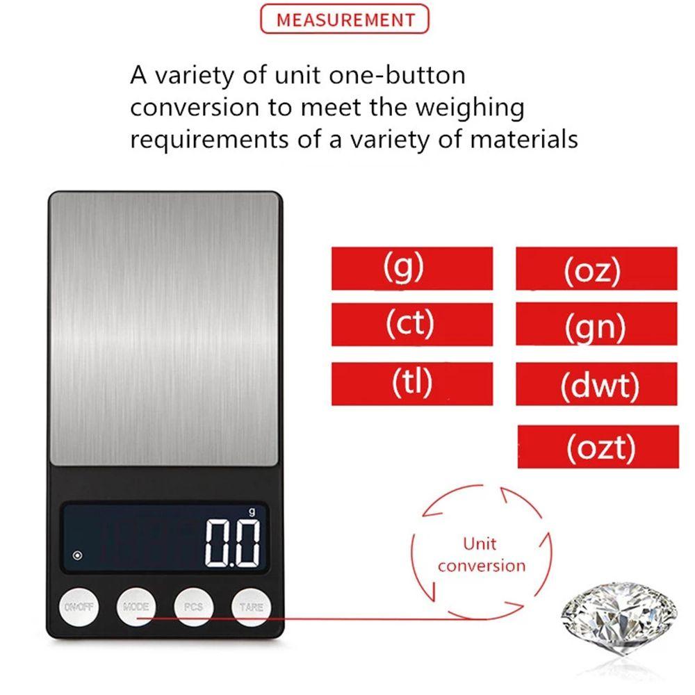 POPULAR Populer Timbangan Digital Portable Untuk Perhiasan Emas Berat Mini Pocket Balance Gram Scale