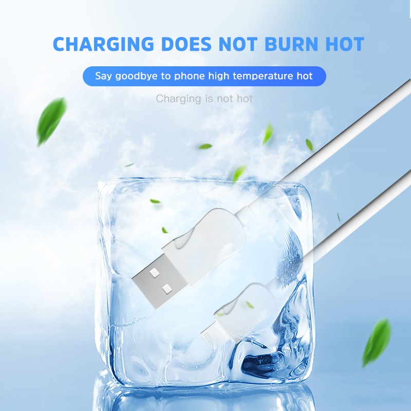 Kivee Kabel Data Android Type-C USB Fast Charging Samsung Xiaomi Oppo Vivo White 2.1A