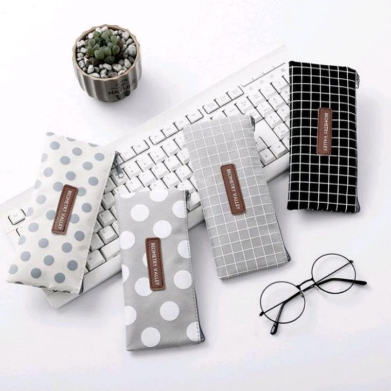 

〈L-AFI》 〈♥☞》 Tempat pensil kekinian polkadot