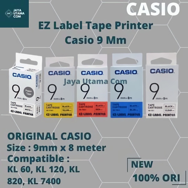 EZ LABEL TAPE PRINTER CASIO 9 MM XR 9