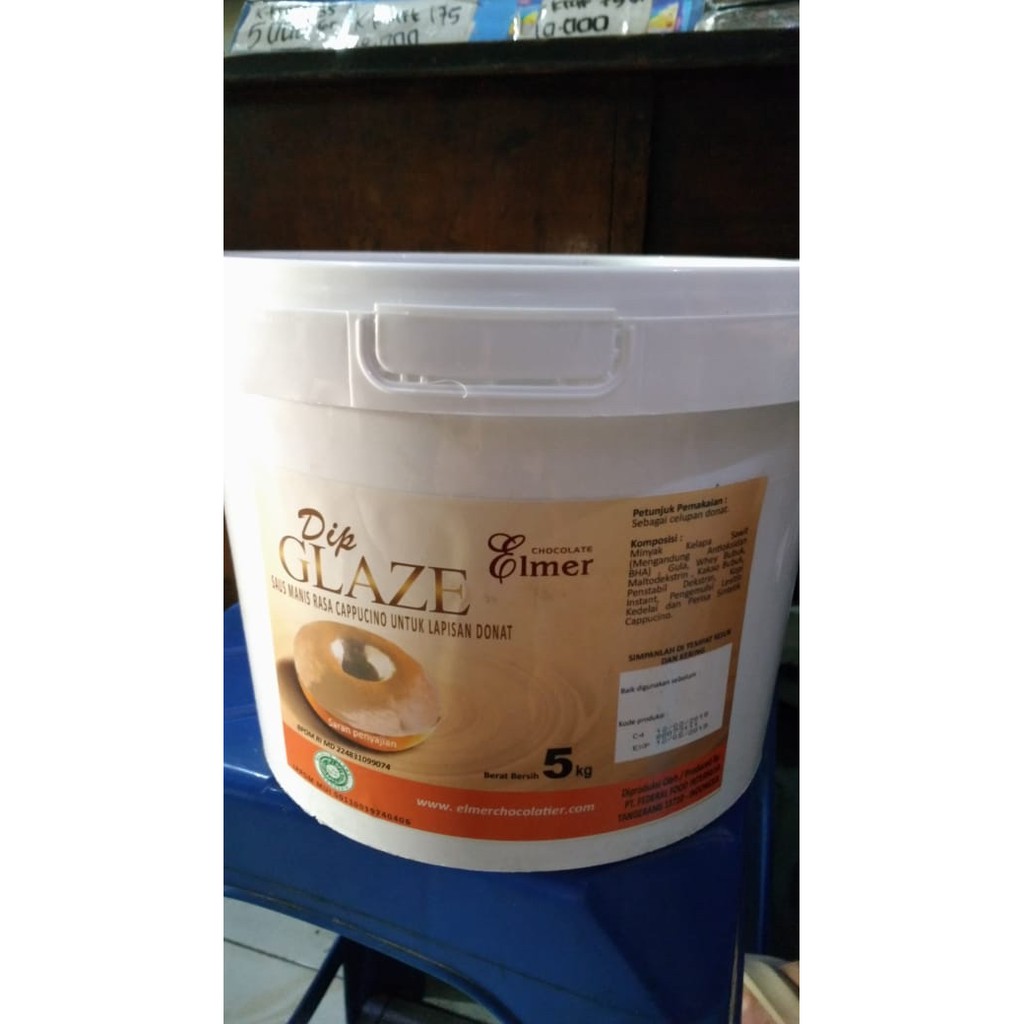 

Elmer Dip Glaze - Topping Donat Cappucino Repack 500gr