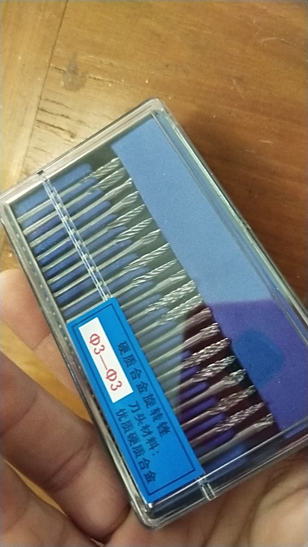 20pcs Mata Bor Putar Carbide Burrs 3x3mm Untuk Memotong / Memoles