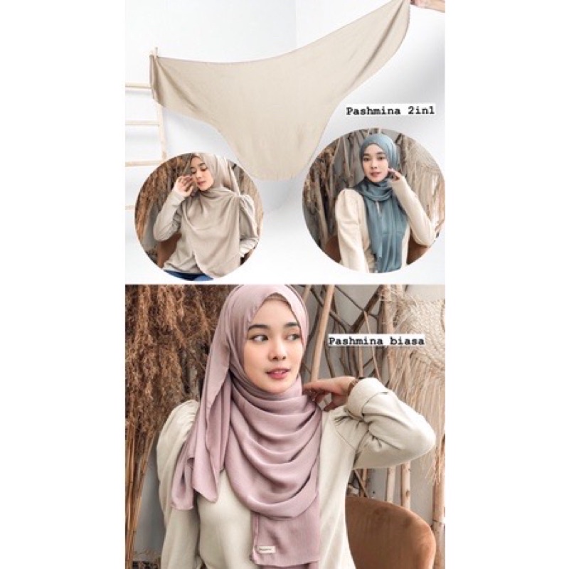 PASHMINA SIMPLE Texture Silk by Dippew (Exclusive)