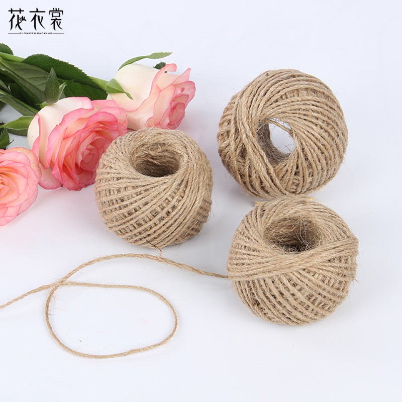 TALI GONI TALI RAMI (2 MM X 50 METER) TALI JERAMI STRAW STRING TALI DEKORASI RUSTIC