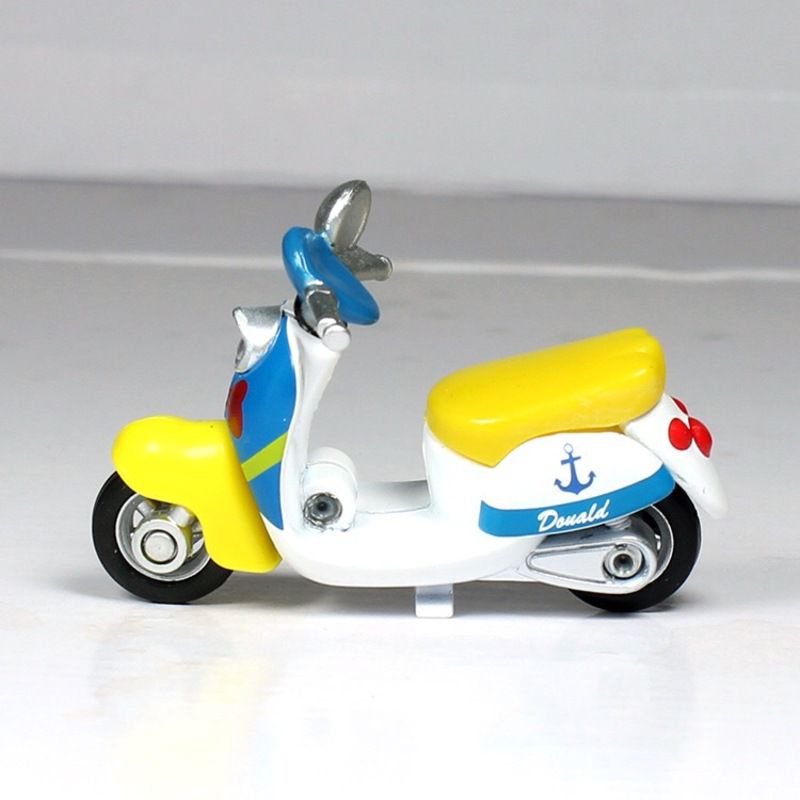 Tomica Diecast Toys Small Alloy Motorcycle Model Mickey Minnie Anime Gift