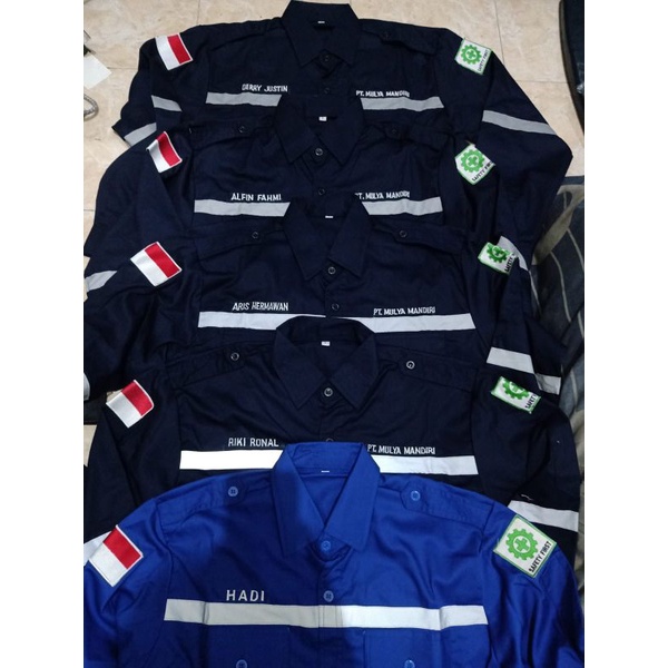 baju seragam kerja safety proyek scotlight katelpak wearpack BISA REQUEST BORDIL NAMA DAN NAMA PERUSAHAAN