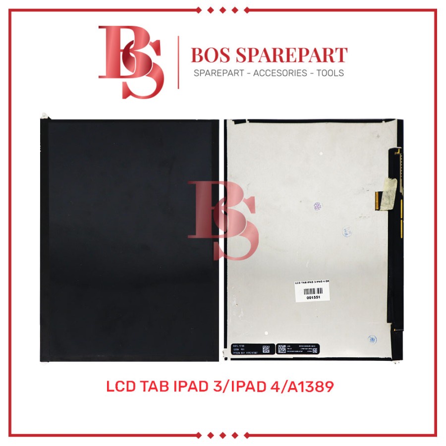 LCD TAB  3 / IPAD 4 / A1389