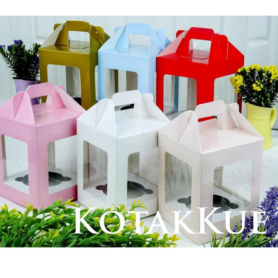

kh Kotak / Dus / Kardus / Box Cup Cake isi 1 kue muffin (Terupdate)