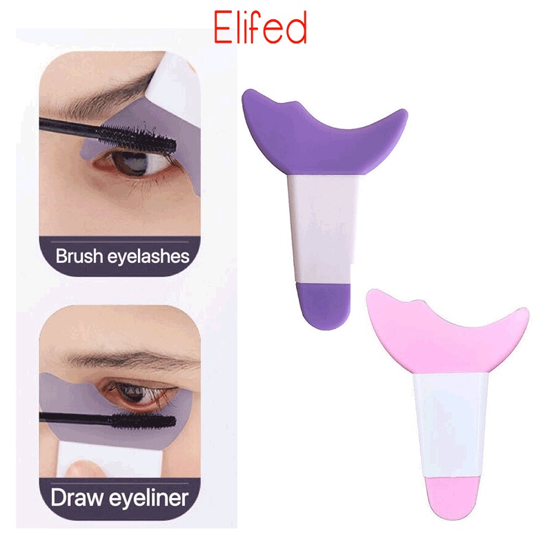 Alat Bantu Pasang Bulu Mata Bawah / eyeliner / Eyeshadow Multifungsi Bahan Silikon Untuk makeup / Kosmetik Wanita