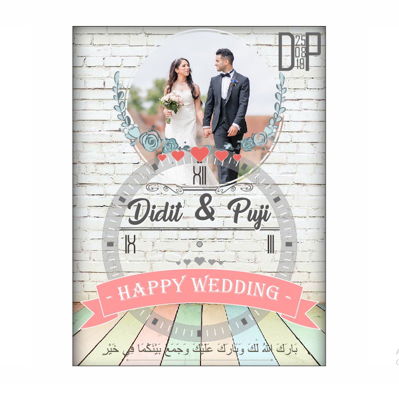 

jam kado wedding model design 901 tambahan foto
