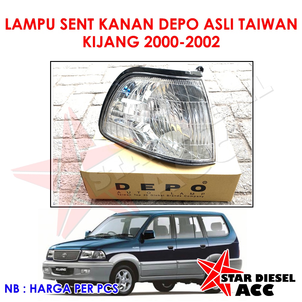 LAMPU TANGAN KOMPLIT KIJANG KAPSUL KANAN DEPO KIJANG 2000 KIJANG 2001 KIJANG 2002 LAMPU SENT KANAN
