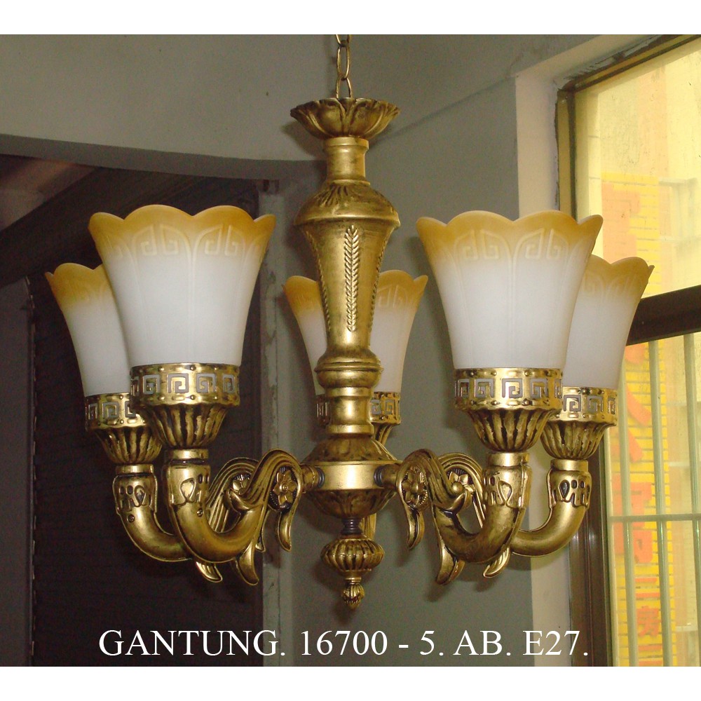 LAMPU GANTUNG | LAMPU HIAS|LAMPU MEJA MAKAN 16700/5 - GD