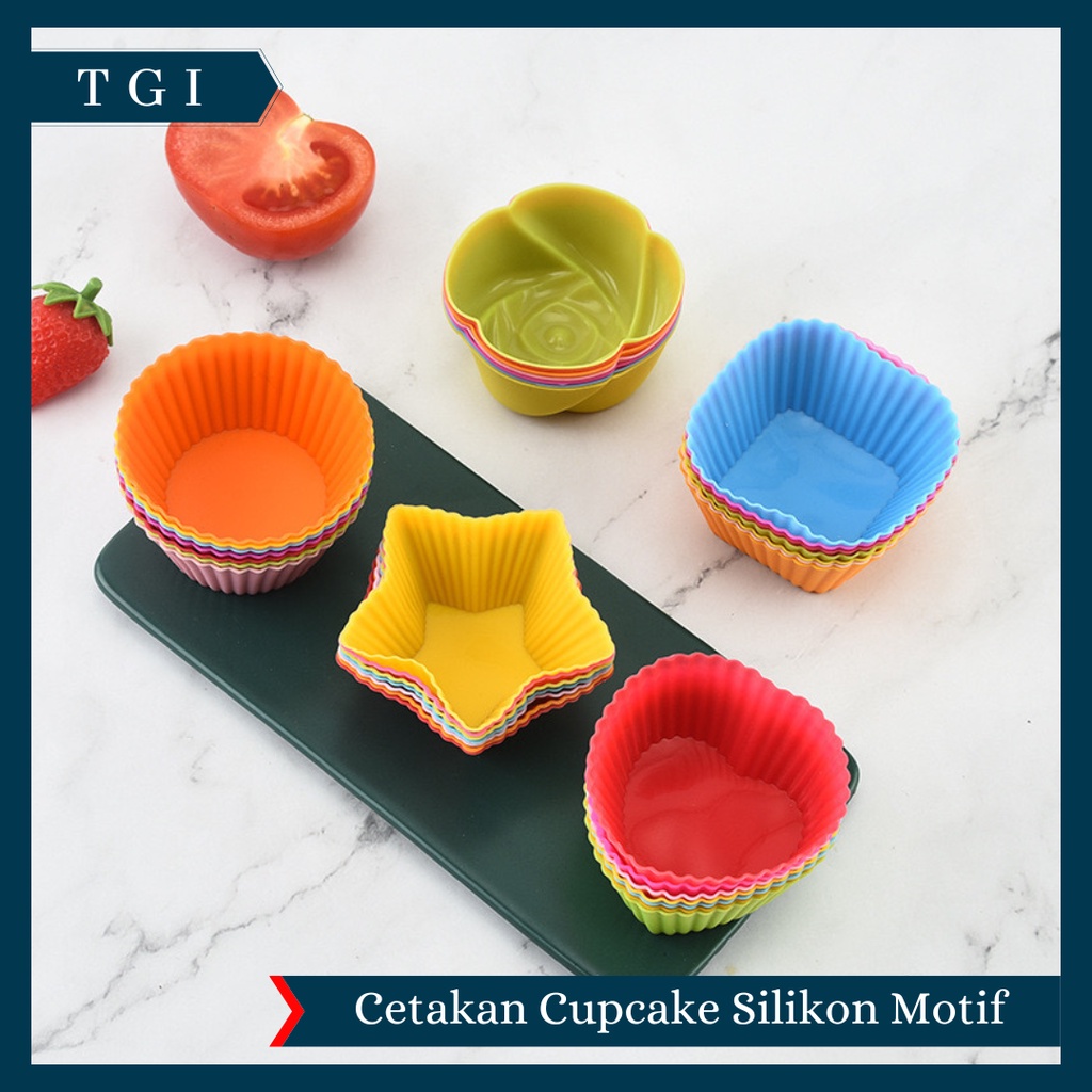 TGI - CETAKAN PUDING KUE COKLAT SILIKON KOTAK CUPCAKE MUFFIN CUP CAKE BUNGA TALAM | CETAKAN SILIKON KUE CUP CAKE MUFFIN | CETAKAN KUE | CETAKAN CUPCAKE | CETAKAN BAKING KUE |  CETAKAN MUFFIN