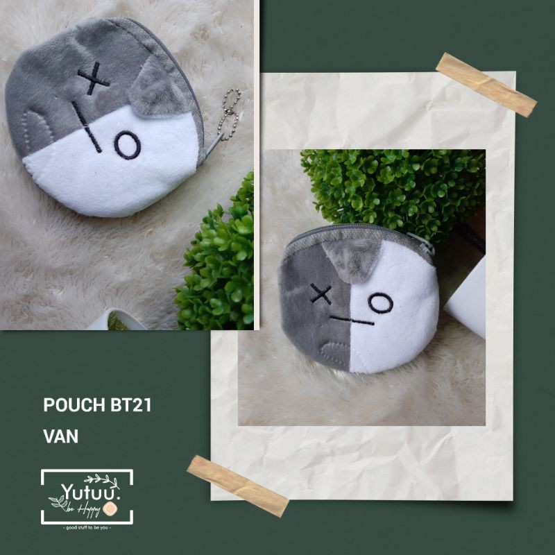 DOMPET KOIN / POUCH BT21 BTS unofficial