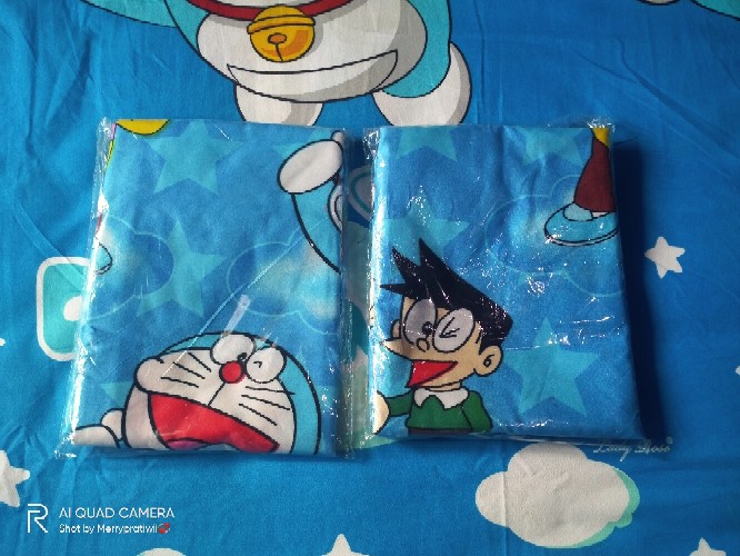 Gorden Doraemon Rainbow Tali Perekat Uk 120x200