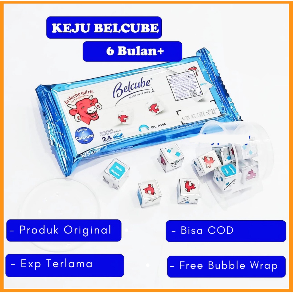 

Belcube Cheese Keju MPASI keju plain keju bayi