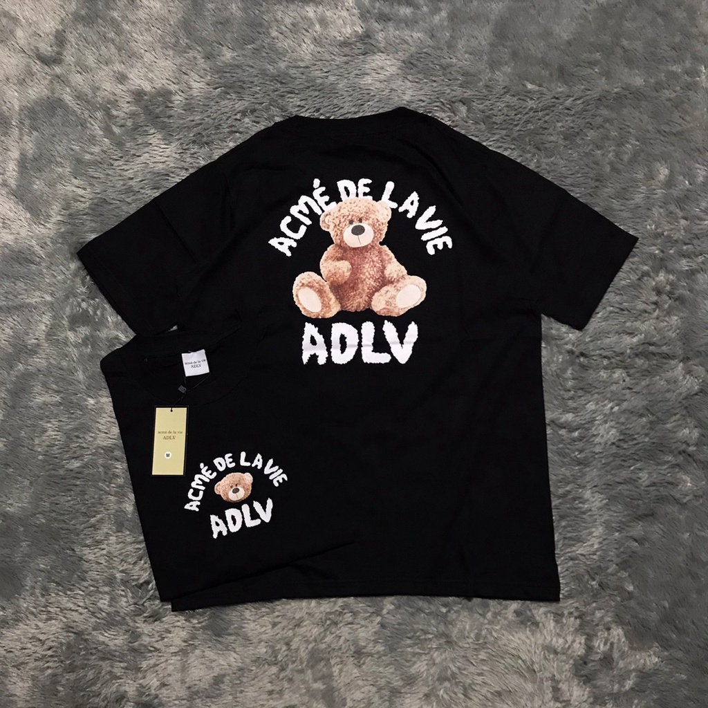 KAOS TSHIRT ADLV TEDDY BEAR BLACK AUTHENTIC ORIGINAL