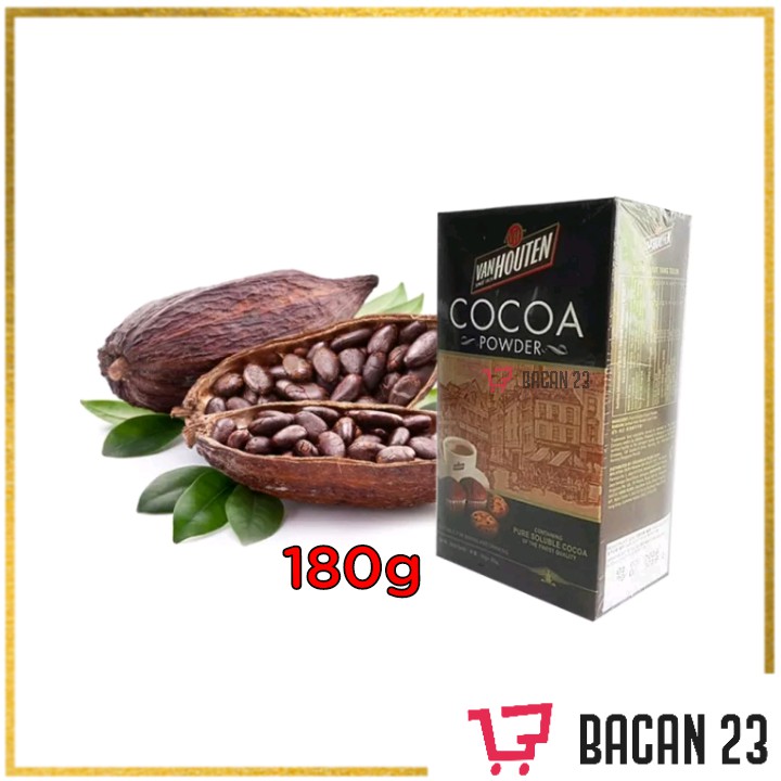 VanHouten Cocoa (180g) / Coklat Bubuk / Bubuk Coklat / Bacan 23 - Bacan23