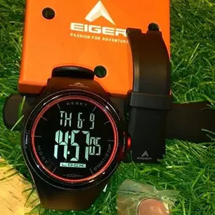 eiger978 Jam Tangan Touchscreen Anti Air Black Hitam IYW0082 Original