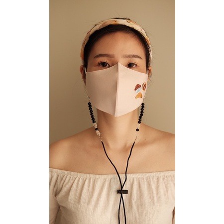 Gantungan Strap Masker, Tali Masker, Kalung Masker Crystal Push Lock