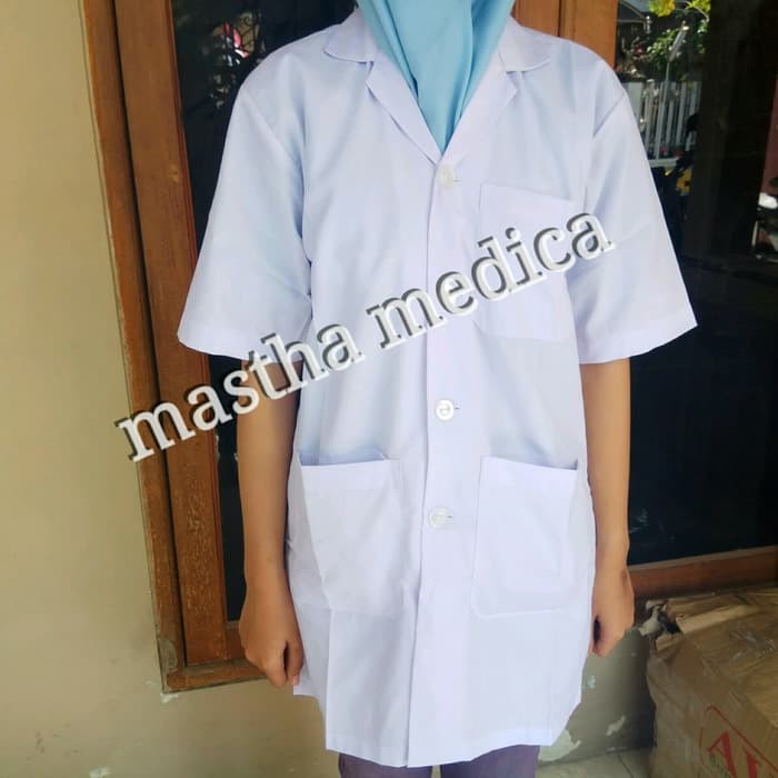 Jas Lab Laboratorium Lengan Pendek Jas Lab Laboratorium Lengan Pendek Dua Saudara