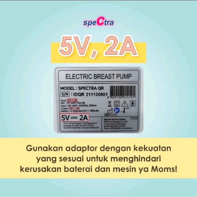 Pompa Asi Elektrik Spectra QR (Q+ Rechargeable) Terbaru 2022